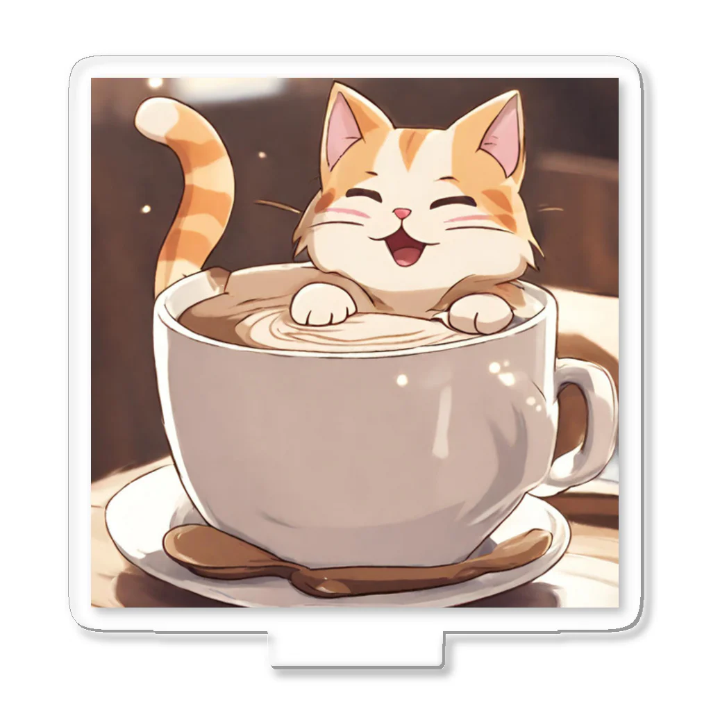 カプチーノ猫🐱のカプチーノ猫 アクリルスタンド