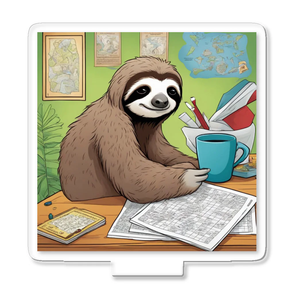 hobopoの"A Sloth Trying Various Things"  アクリルスタンド