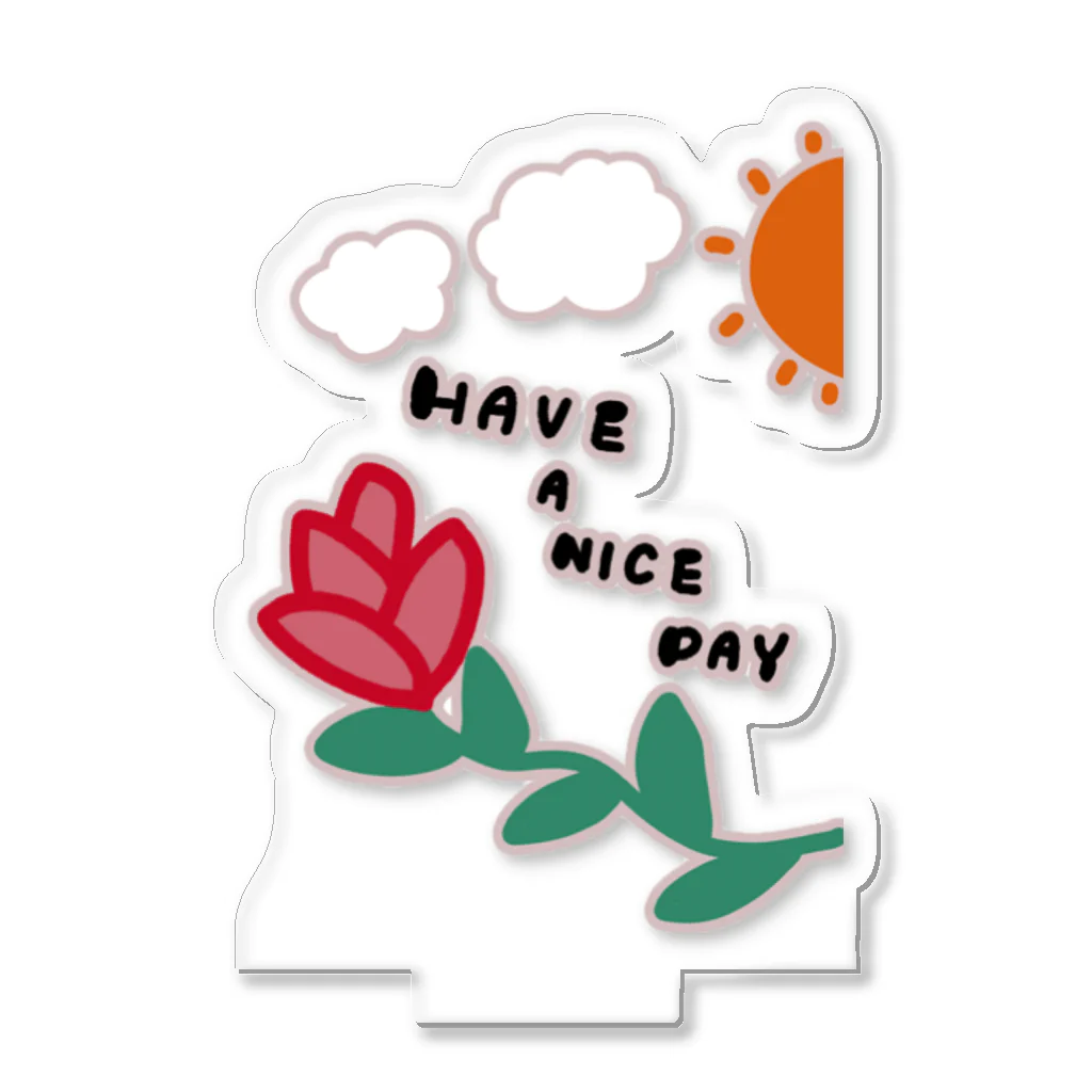 えでんのHAVE A NICE DAY Acrylic Stand