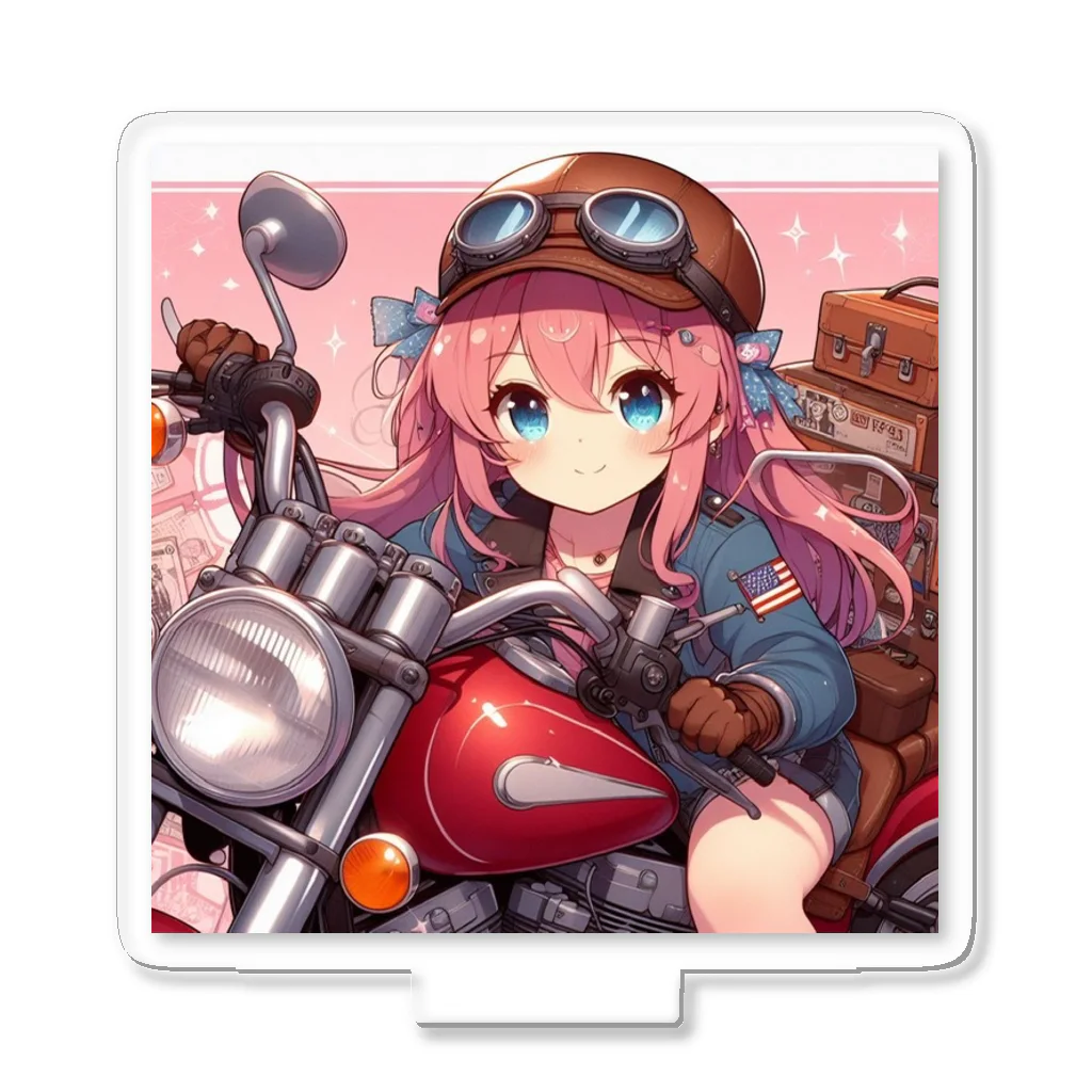 ライダーズのバイク女子　ばくおん!!系 Acrylic Stand