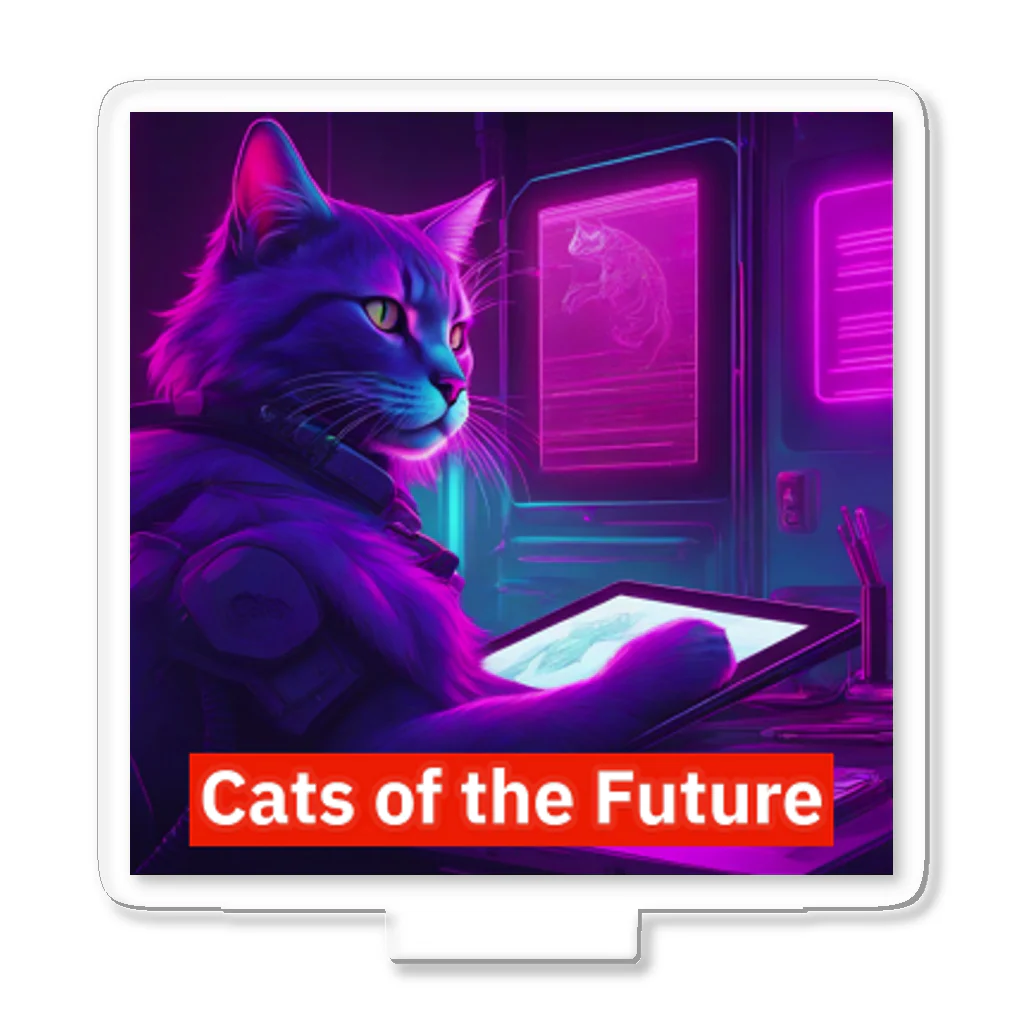 THE NOBLE LIGHTのCats of the Future Acrylic Stand