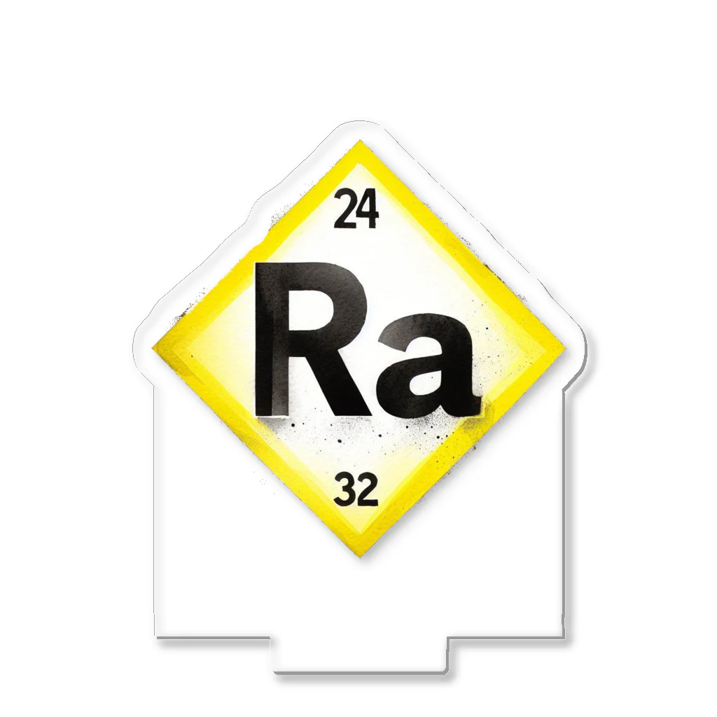 science closet（科学×ファッション）の元素シリーズ　~ラジウム Ra~ Acrylic Stand