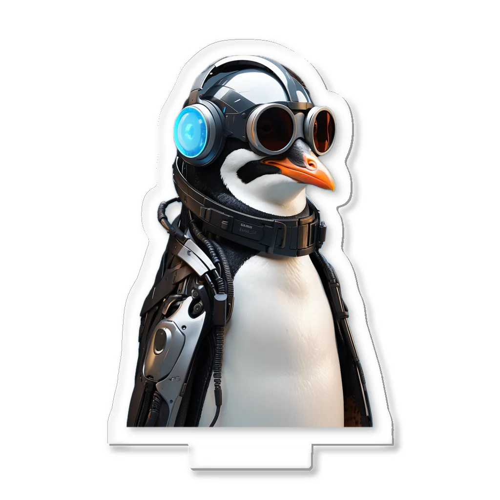 YASU_Createrのサイバーペンギン アクリルスタンド
