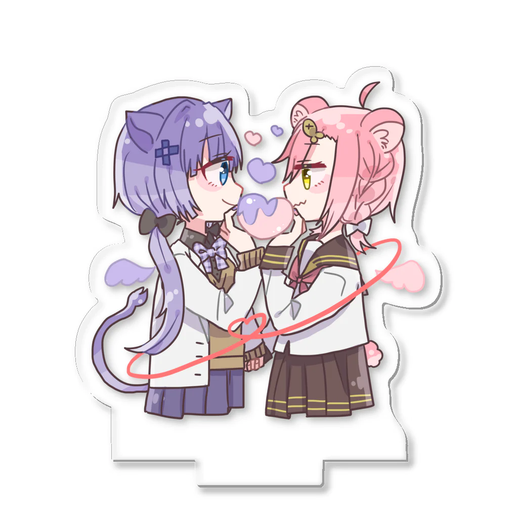 乃色とばのとばめの平行線コラボ Acrylic Stand