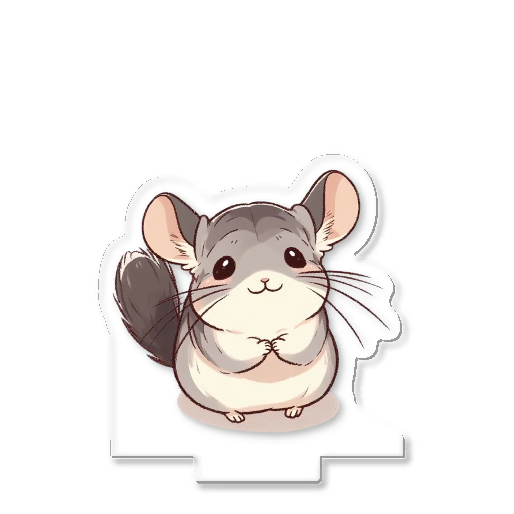 もふっとチンチラ🐭のおねだりチンチラ アクリルスタンド