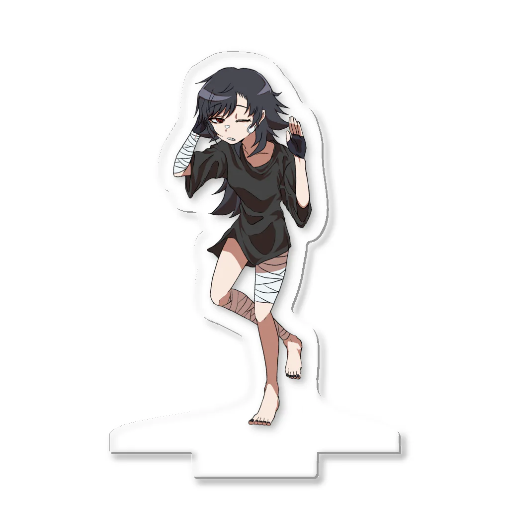 暴走ママチャリのぼろぼろちゃん(すまんすまん玄関ロックしててわＶｅｒ．) Acrylic Stand