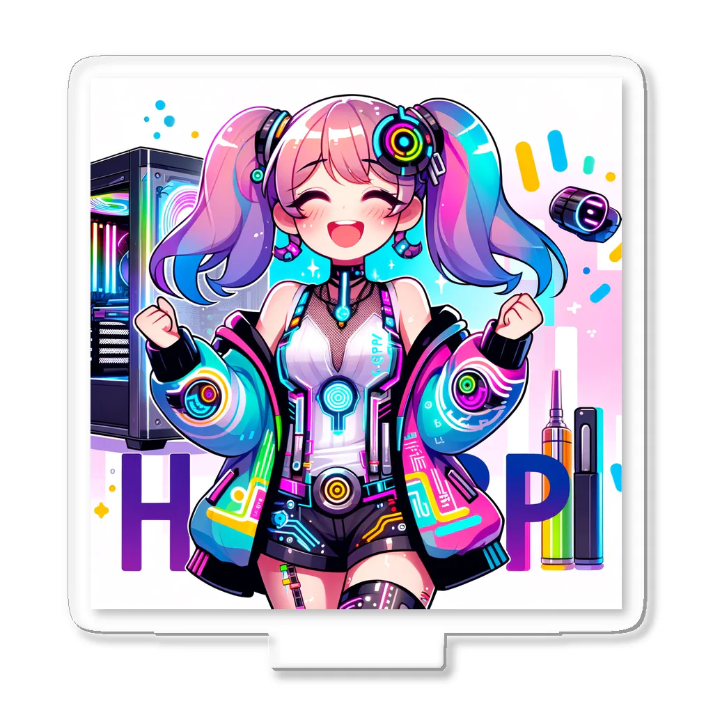 iSysのゲーミング少女ピーシースリー Acrylic Stand