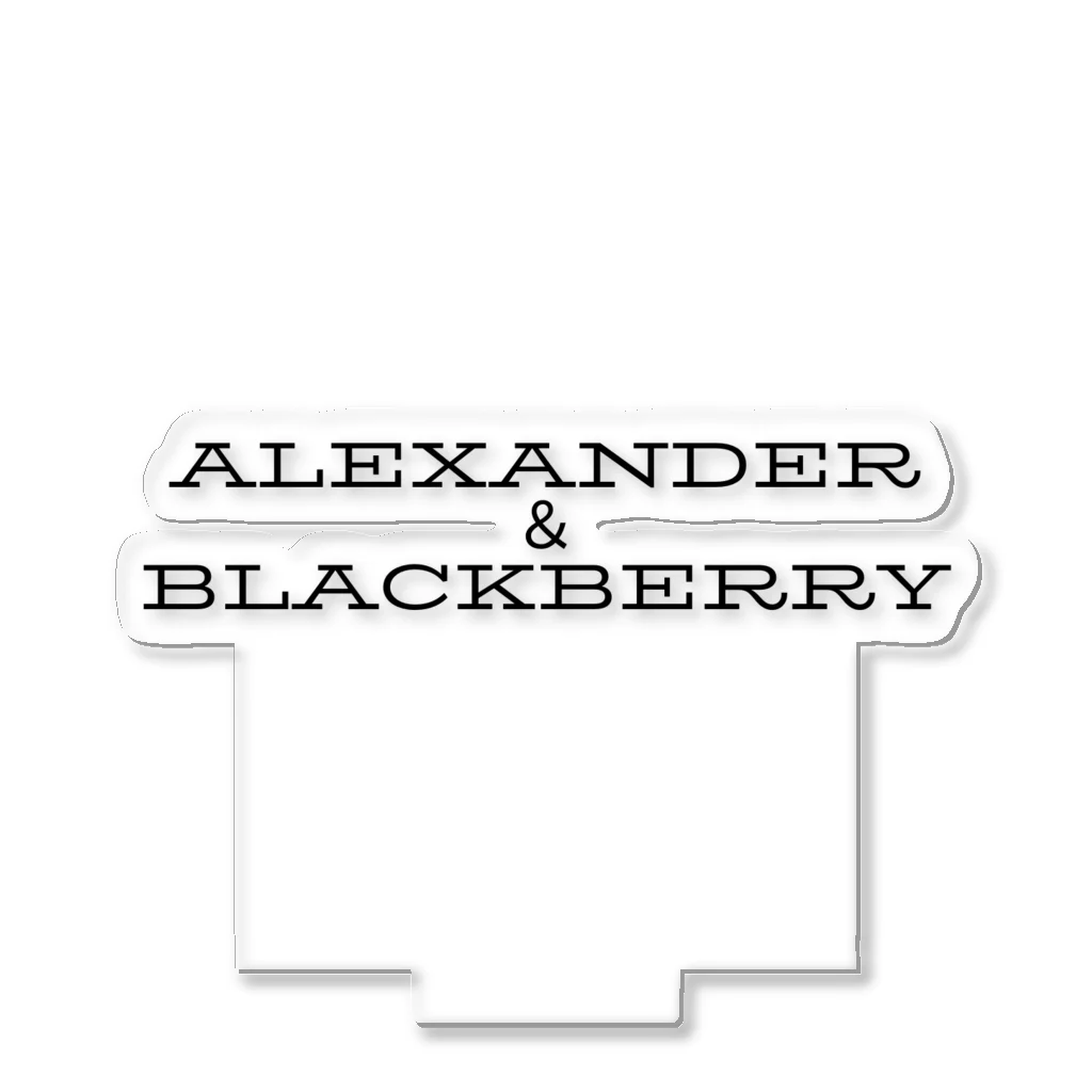 RS JAPANのAlexander ＆BlackBerry Acrylic Stand