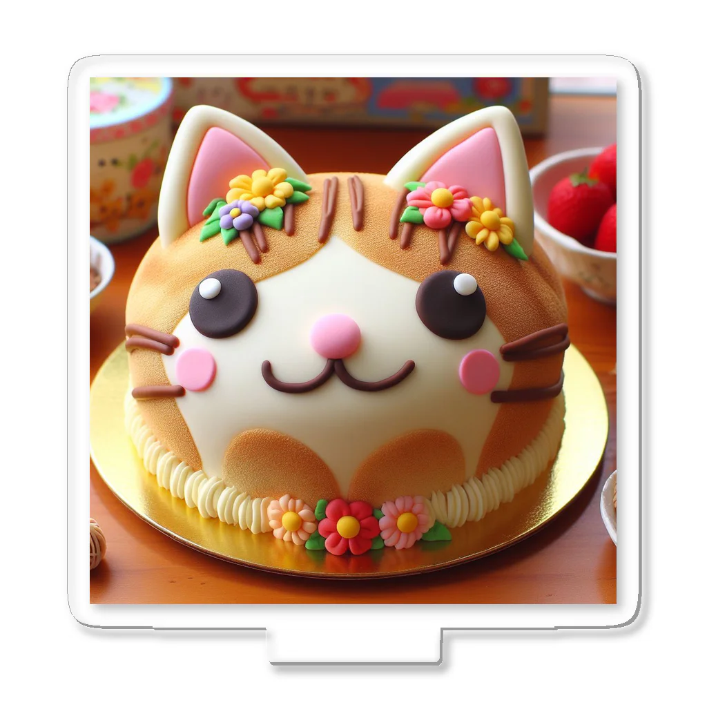 neko_shopのねこケーキ２ アクリルスタンド