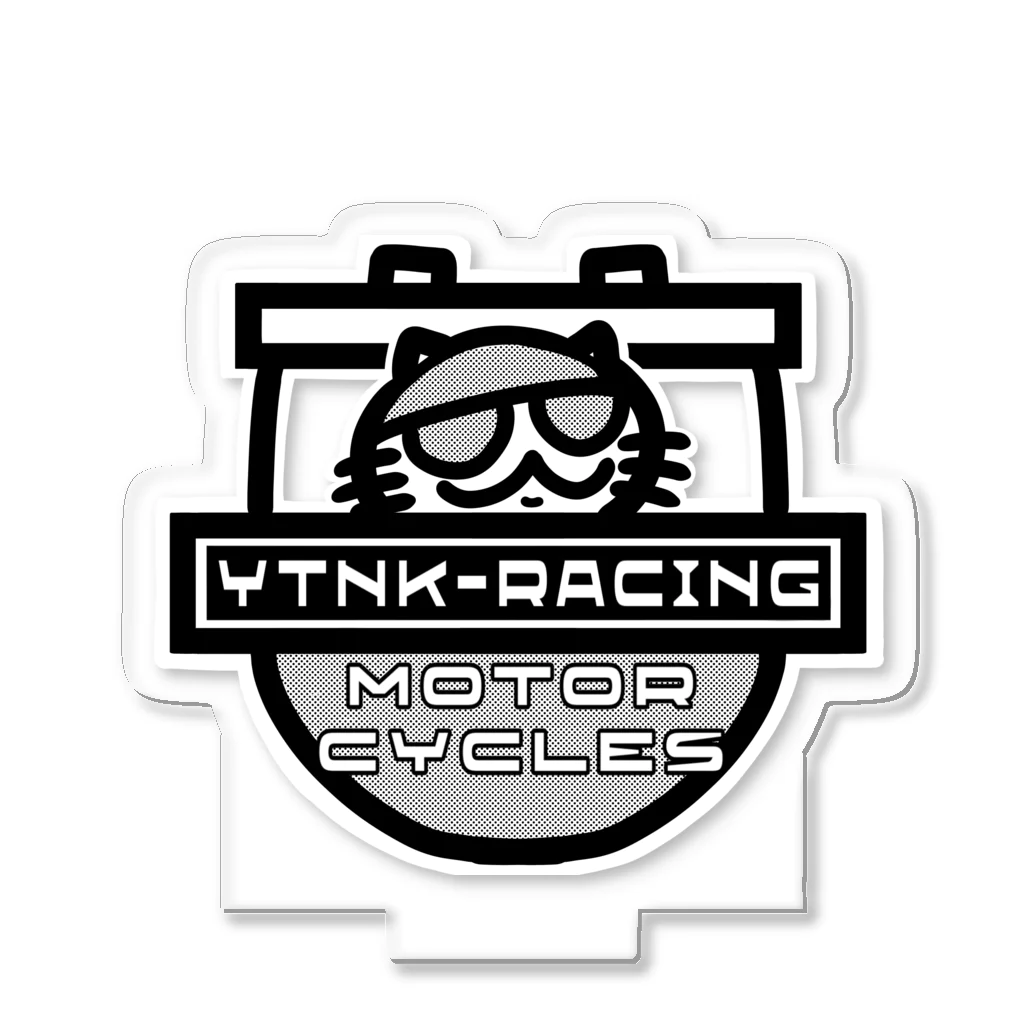 YUTANEKO公式ショップのYTNK-Racing motorcycle チームロゴA アクリルスタンド