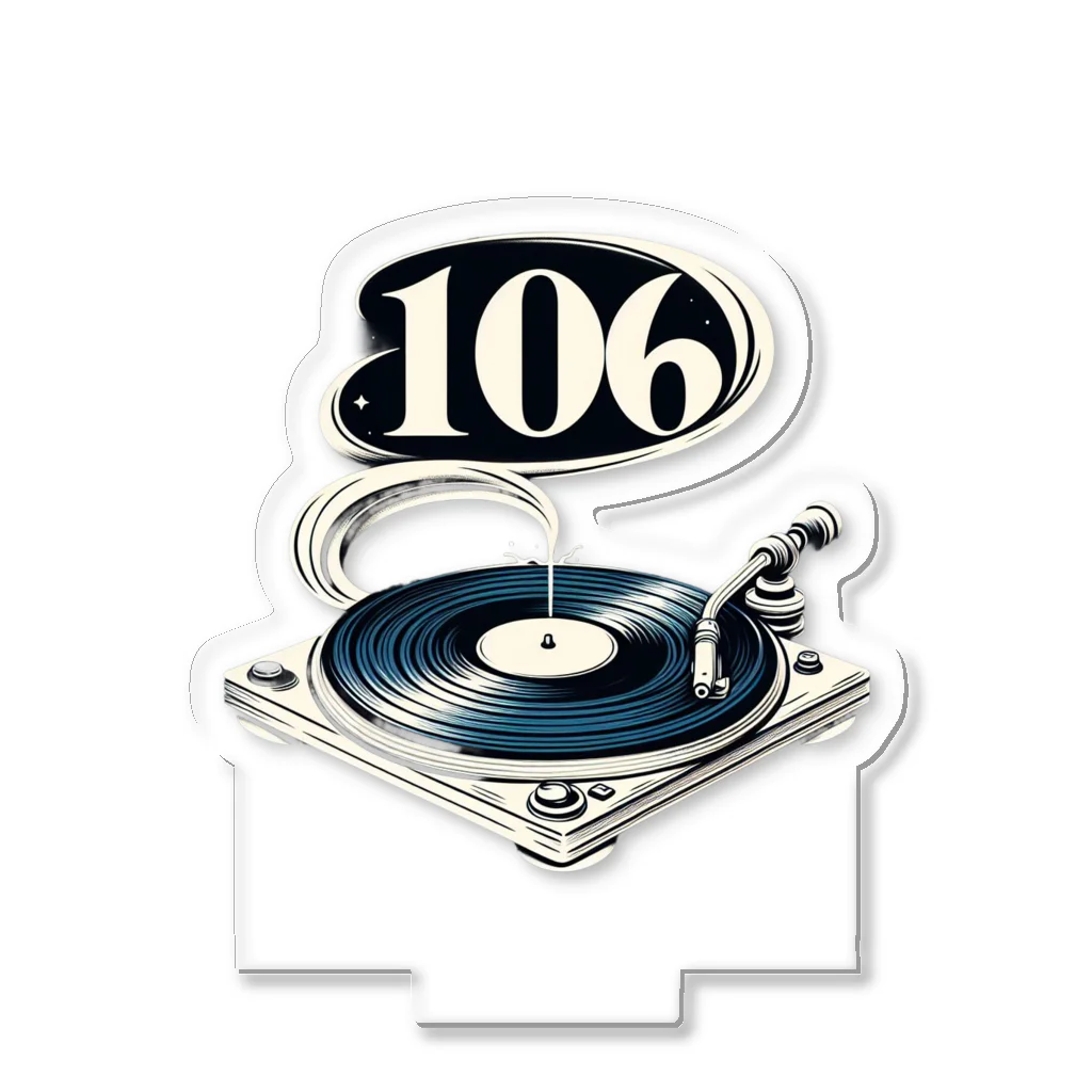 音楽ルー106のレコード アクリルスタンド