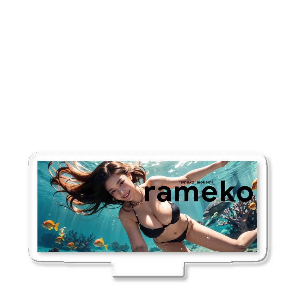 ramekoのラメ子_水着_黒 アクリルスタンド