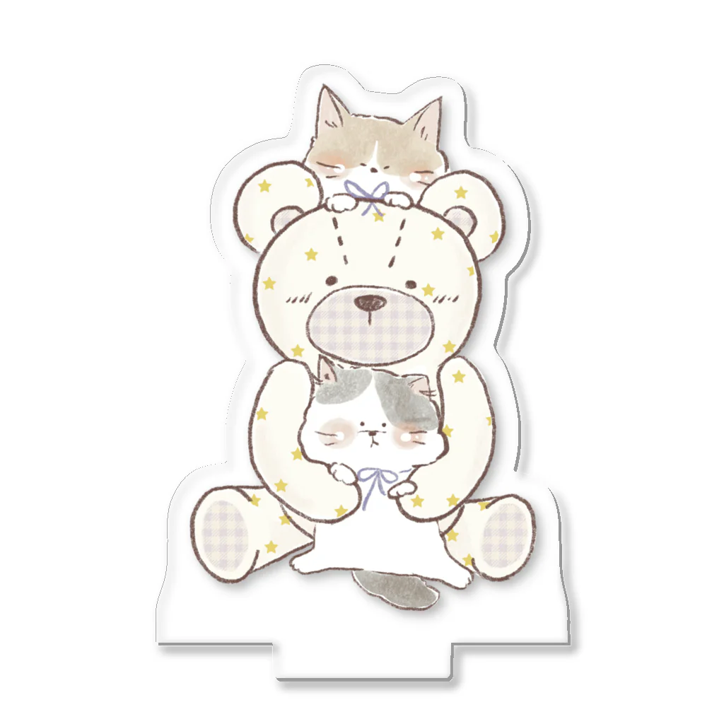 neko no onomatopéeのテディベアちゃん Acrylic Stand