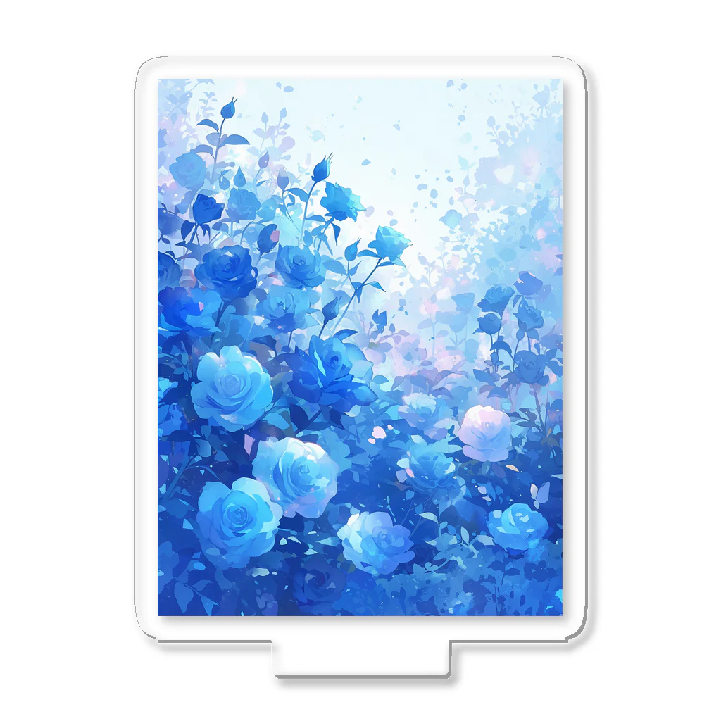 AQUAMETAVERSEの青い薔薇の花園　BLUE PLUM  691 Acrylic Stand