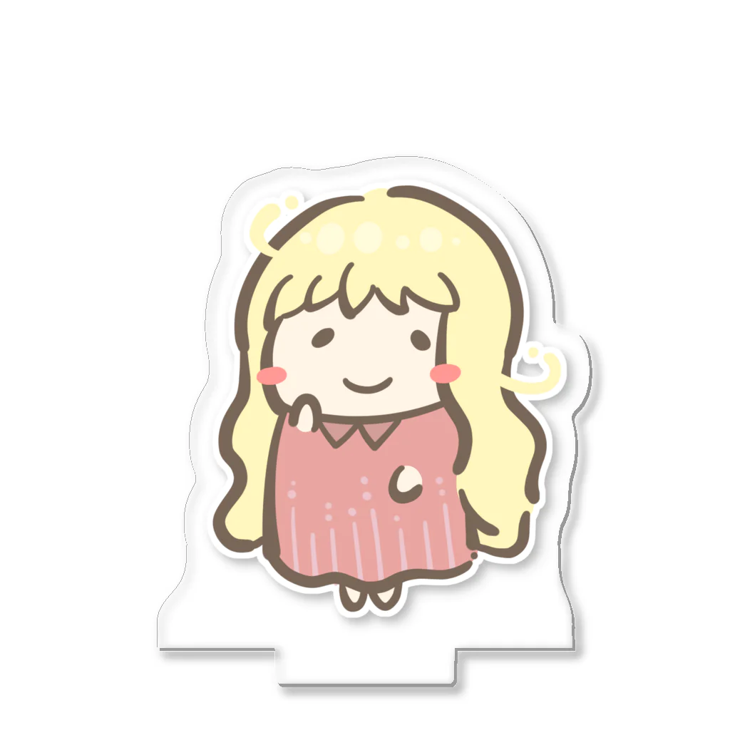 とけてるトランクわーるどのとけてる降りられないちゃん Acrylic Stand