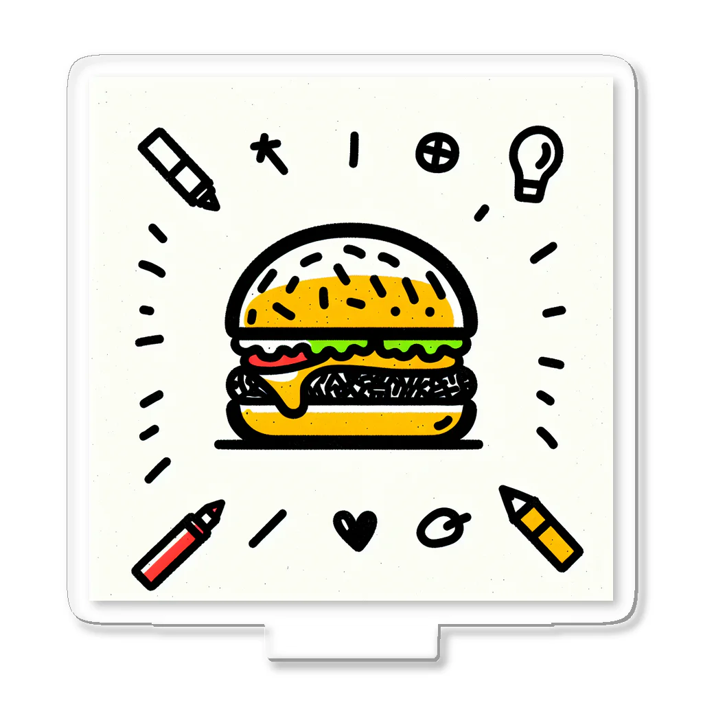 Nのハンバーガーくん アクリルスタンド