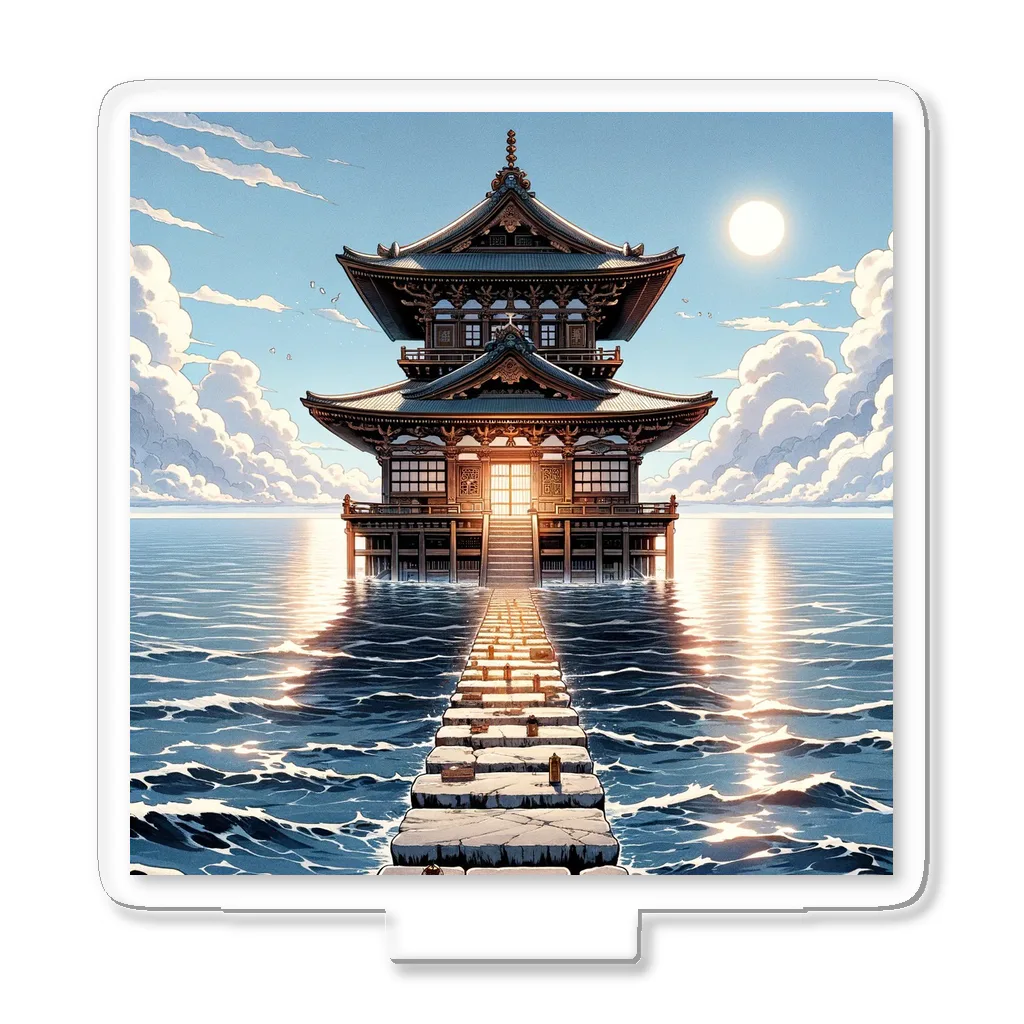 Irregular is beautifulのSanctuary of the Sea: Pathway to Serenity Acrylic Stand