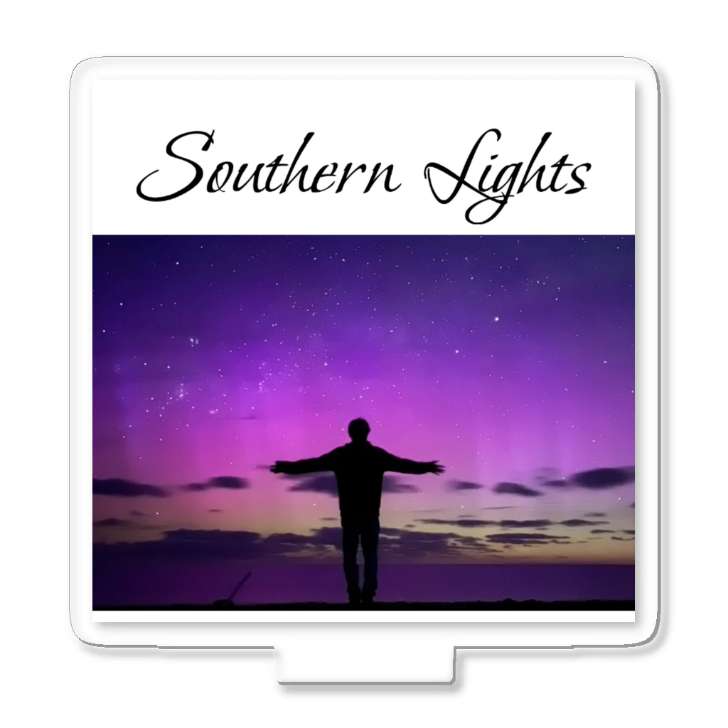 絶景の宝石箱のSouthern Lights〜自然の宝石箱:ニュージーランドより〜 Acrylic Stand