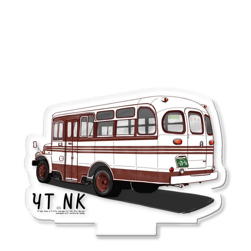 YUTANEKO公式ショップのボンネットバス アクリルスタンド