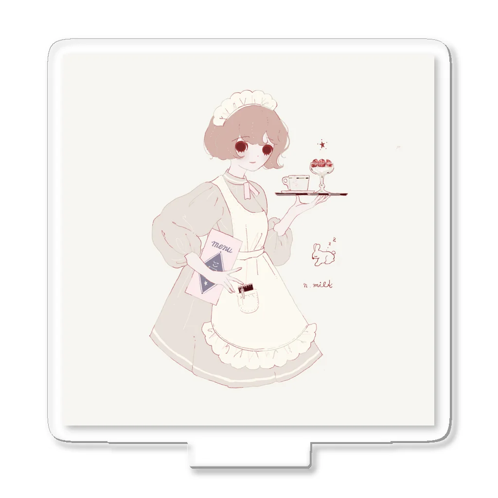 n.milkのウエイトレス Acrylic Stand