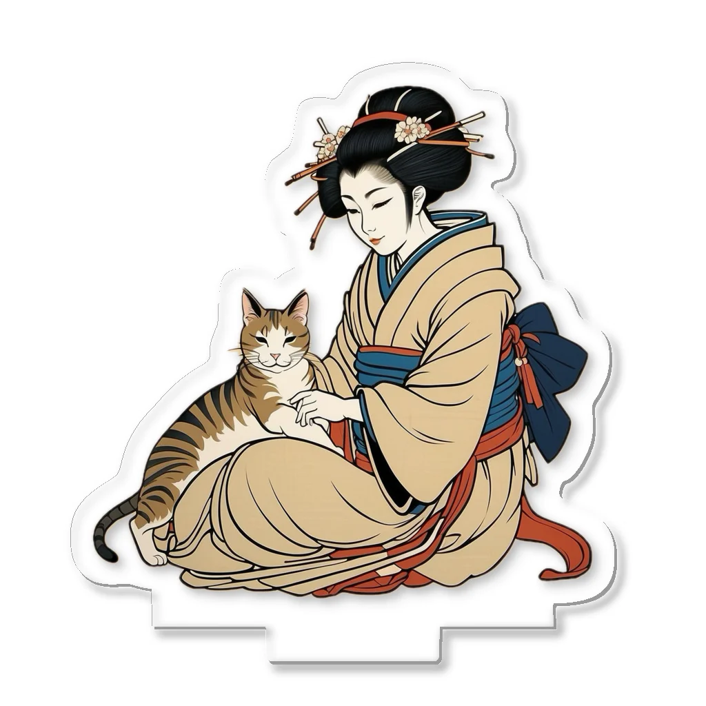 Be.BonHa 【ビーボナ】のいつの時代も猫が好き Acrylic Stand