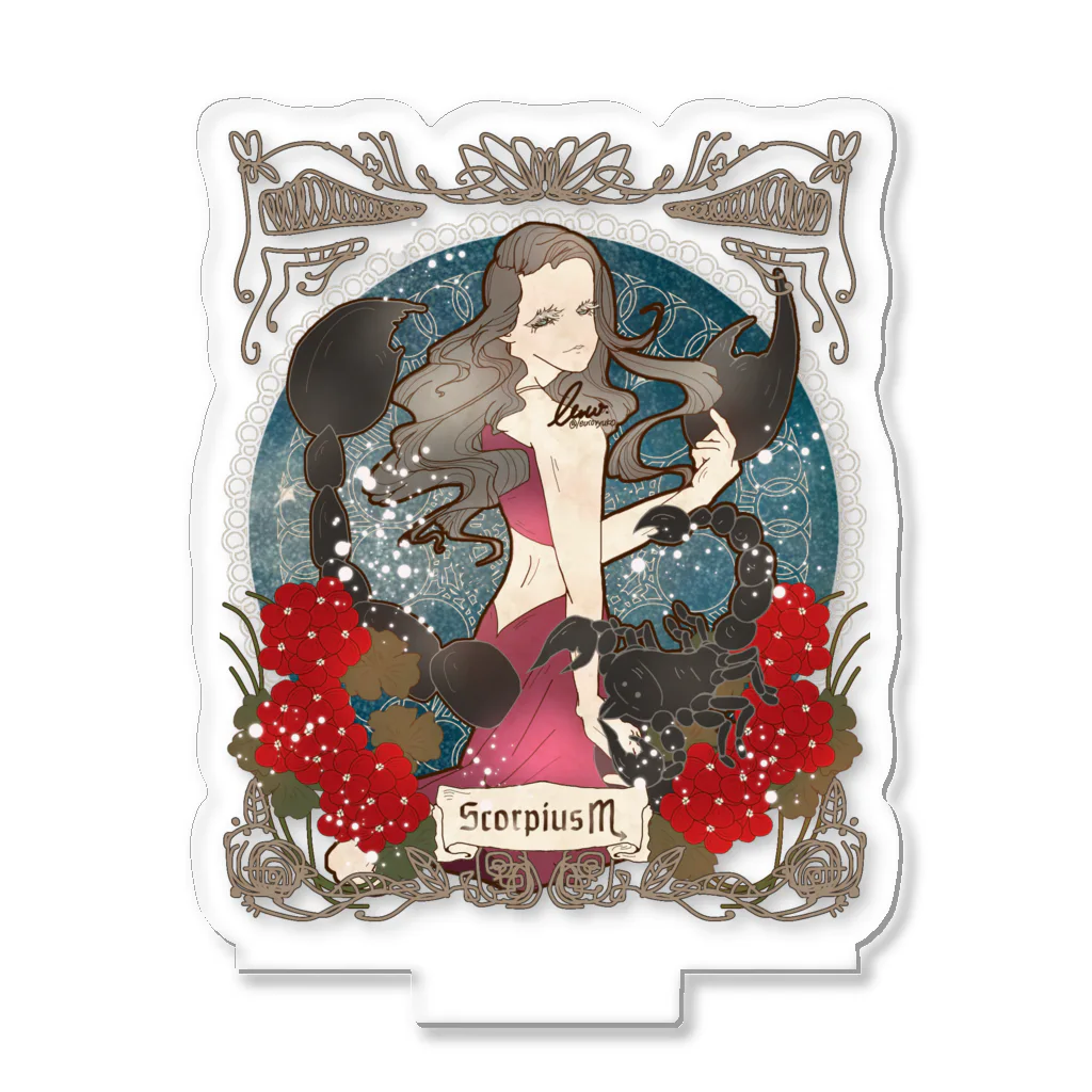 リューコ🤍龍神イラストレーターの蠍座♏️Scorpius Acrylic Stand