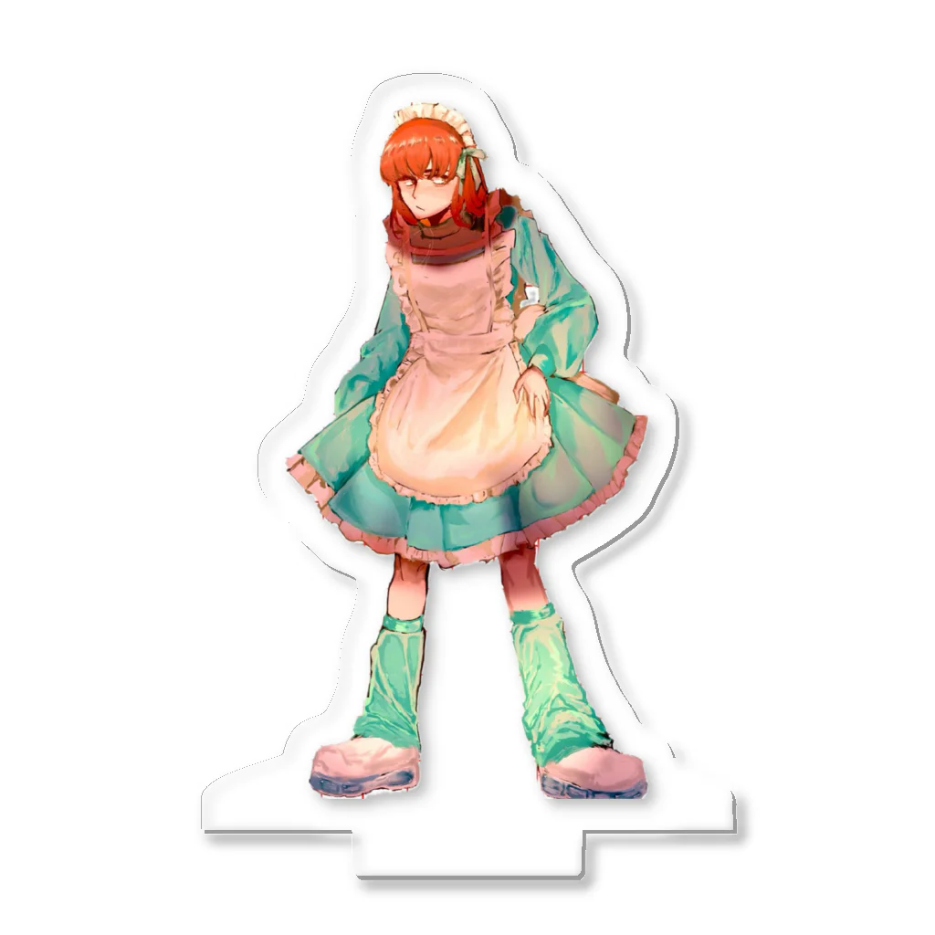 すごく健康的なショップのメイドとらおみくん Acrylic Stand