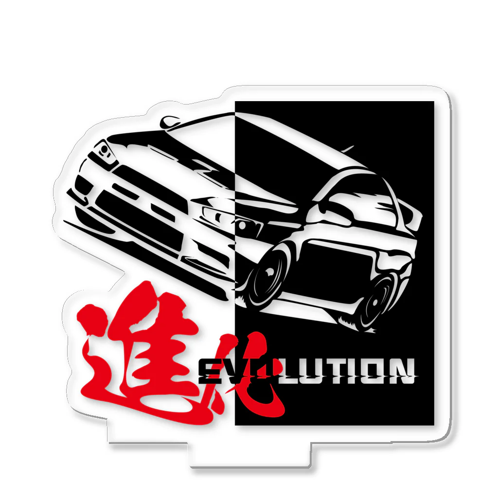 ムゲンソウコ GarageNoLimitのEvolution10-Black アクリルスタンド