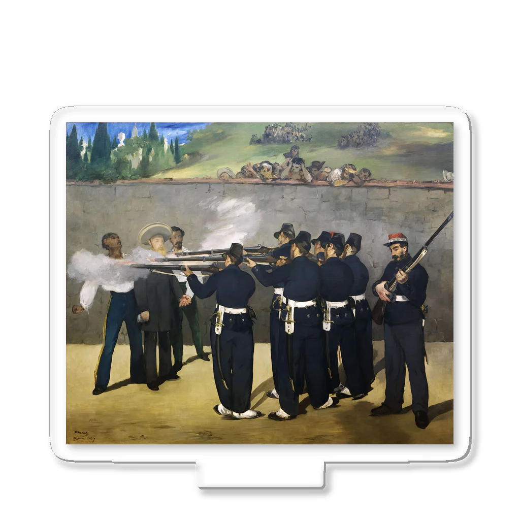 excution 皇帝マキシミリアンの処刑 / The Execution of Emperor Maximilian Acrylic Stand by 世界美術商店  ( worldmuseumshop ) ∞ SUZURI