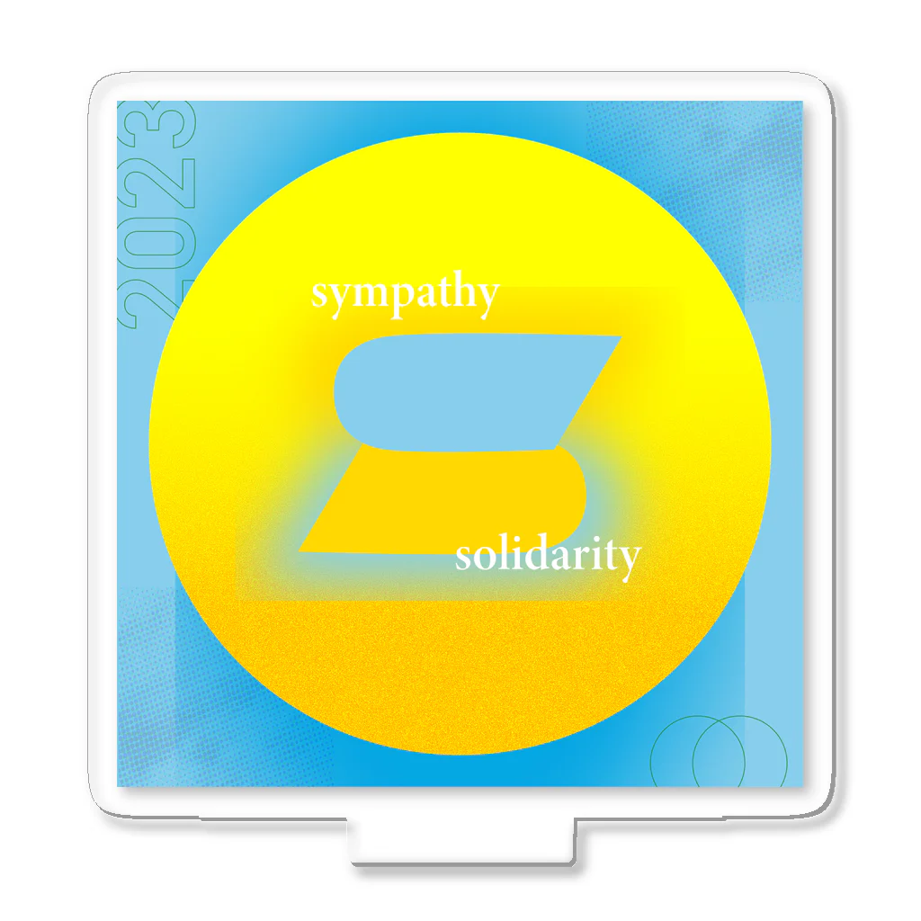 多羅尾商店のsympathy and solidarity アクリルスタンド