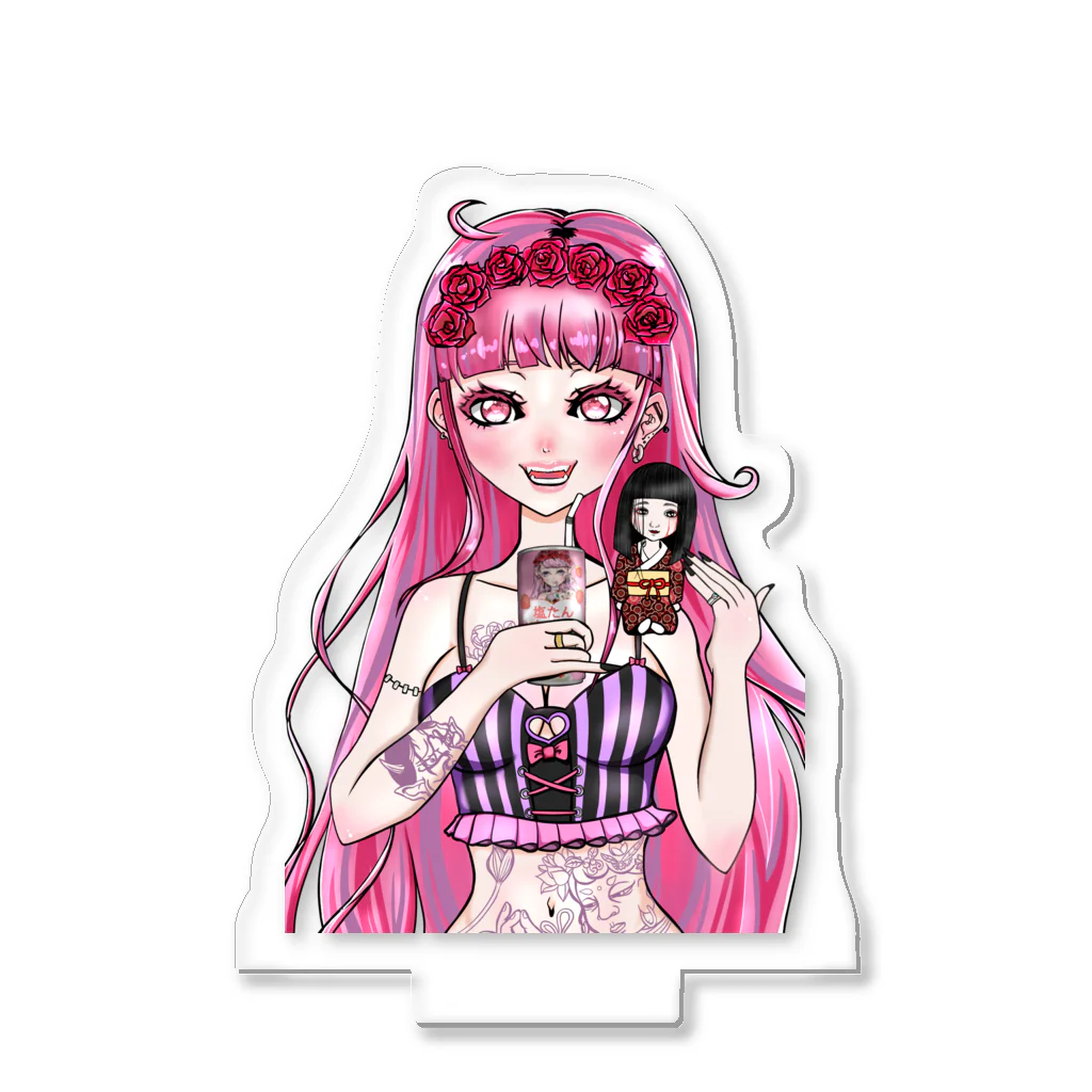 しおたんSHOPの新♡塩たんステッカー Acrylic Stand