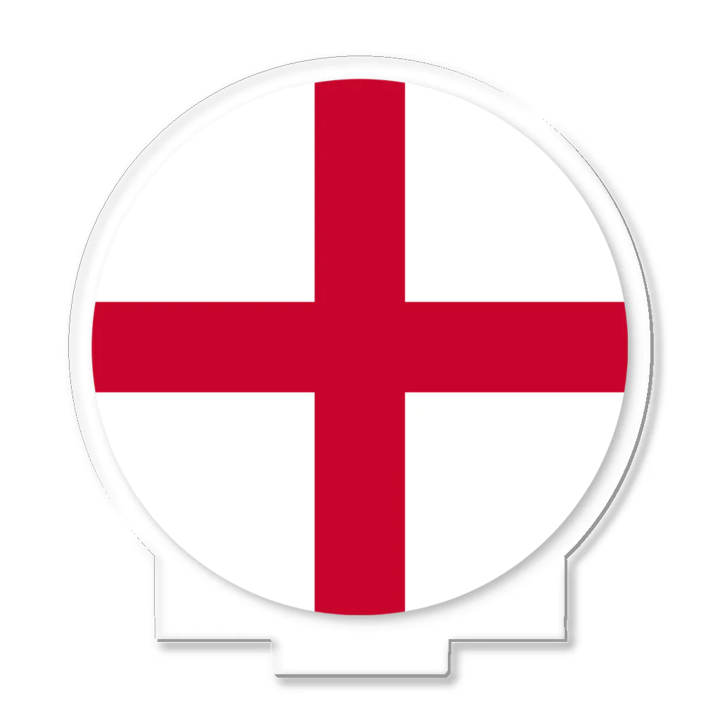 お絵かき屋さんのイングランドの国旗 Acrylic Stand