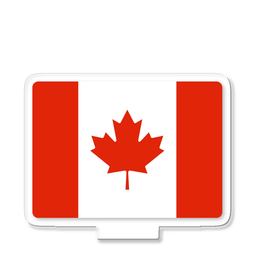 お絵かき屋さんのカナダの国旗 アクリルスタンド