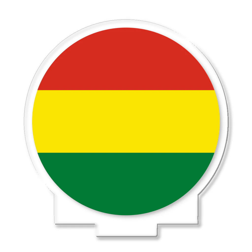 お絵かき屋さんのボリビアの国旗 アクリルスタンド