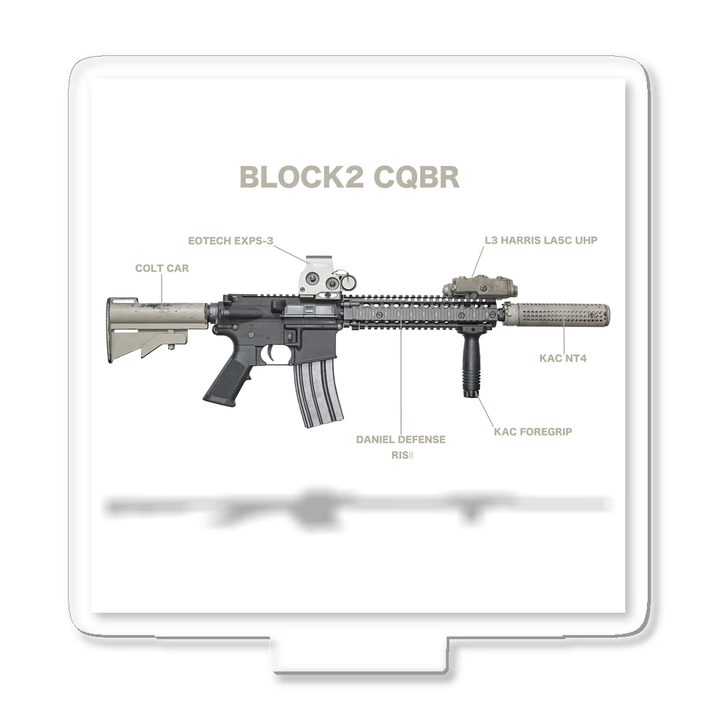 公園ハイサイクルのBLOCK2CQBR アクリルスタンド