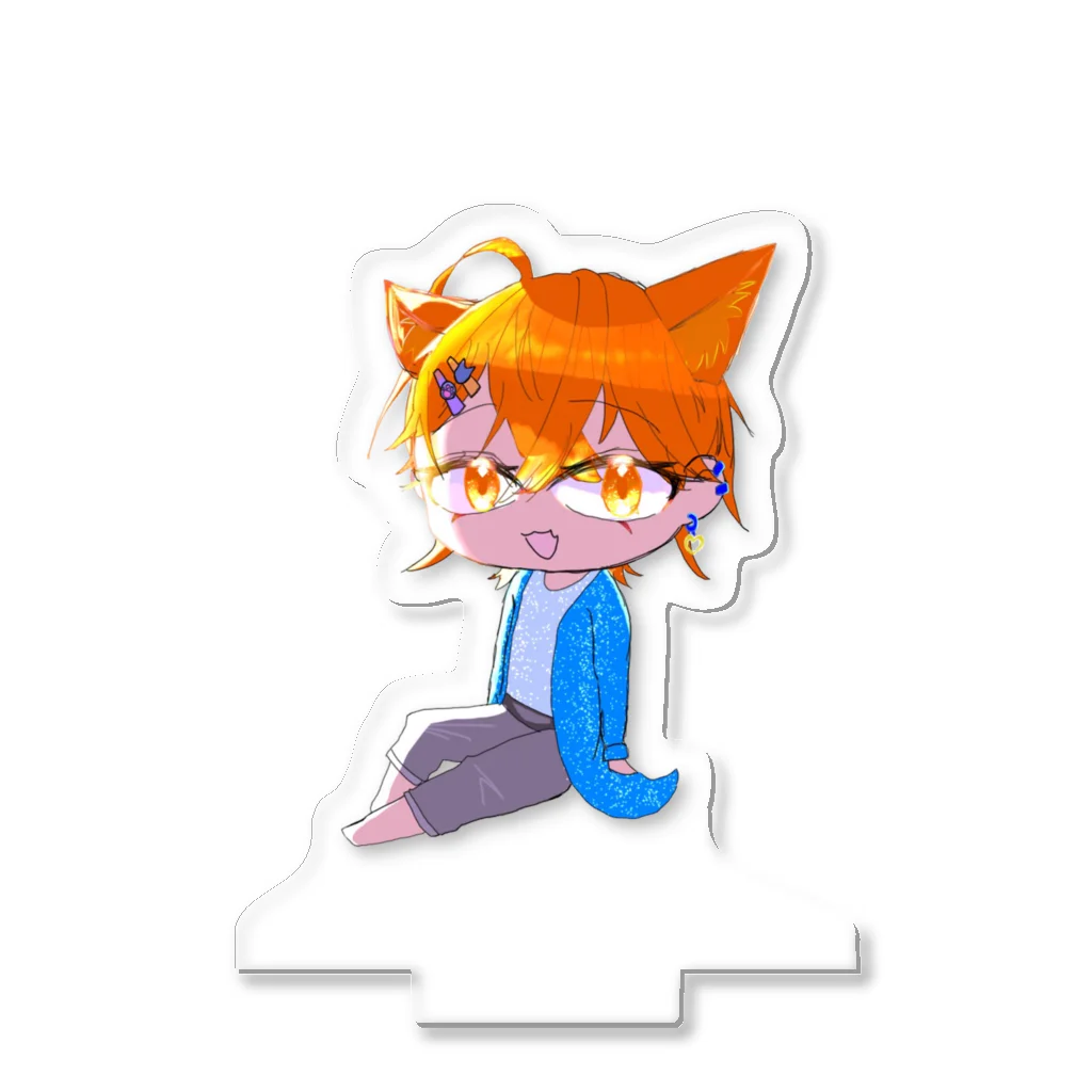 ゆきという人の気まぐれのオリキャラの猫島くん Acrylic Stand