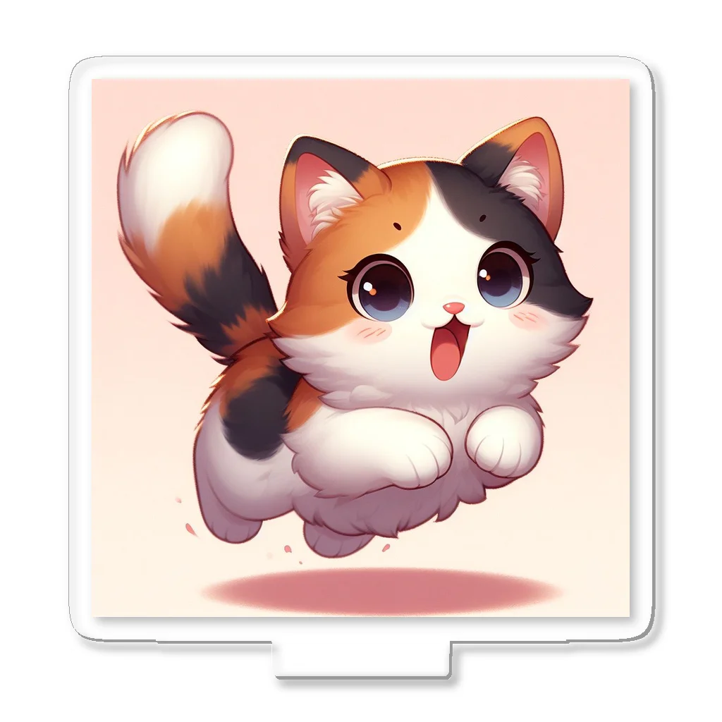 calico starの三毛猫　プクちゃん アクリルスタンド