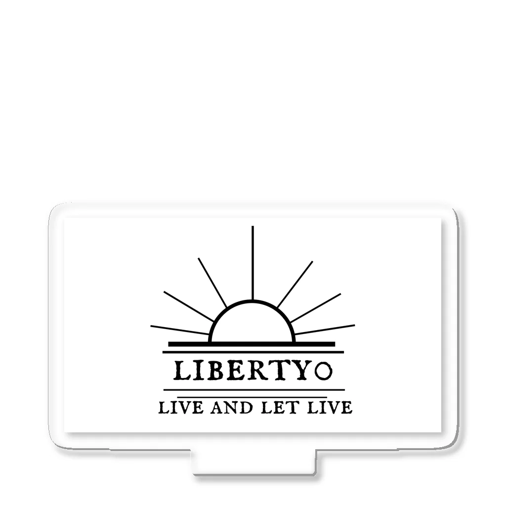 liberty0「リバティ・ゼロ」のliberty0(ホワイト) Acrylic Stand