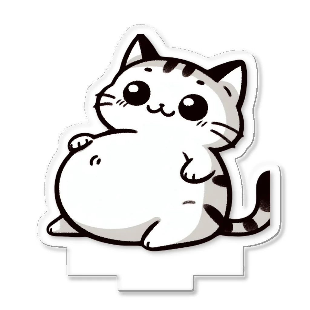 ゆるねこshopのお腹のでてる猫20 Acrylic Stand