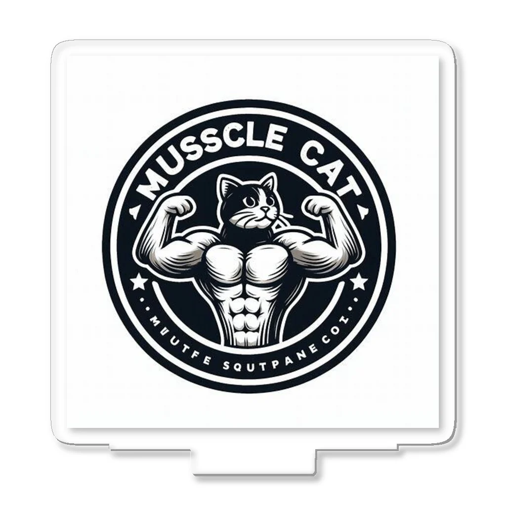 MUSCLE CAT 🐈🐈‍⬛のMUSCLE CAT ハチワレ Acrylic Stand