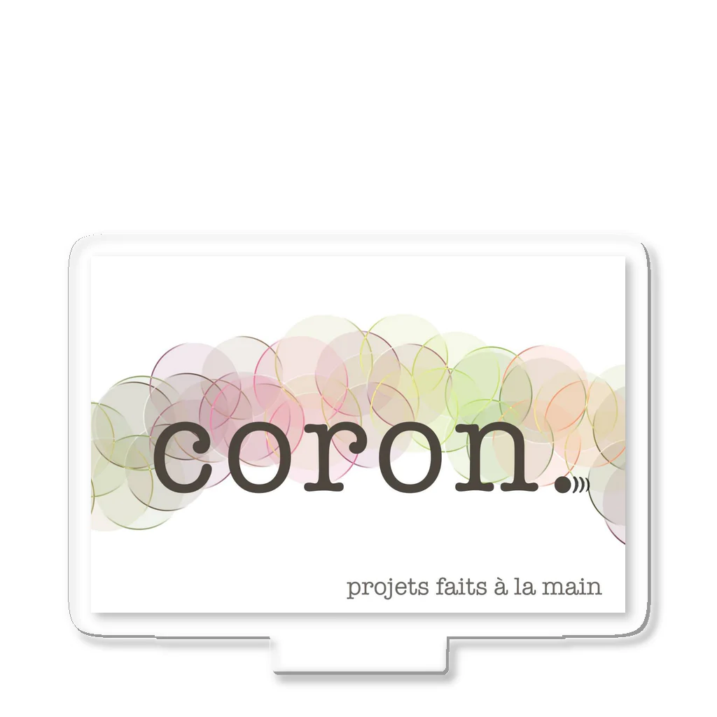 coron.のcoron.ショップブランドマーク アクリルスタンド