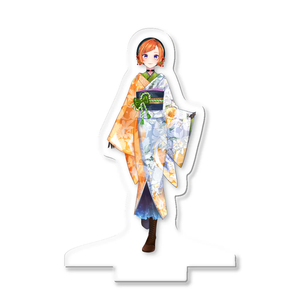 六花くぅ🧊🍴の六花くぅ和服の姿アクスタ Acrylic Stand