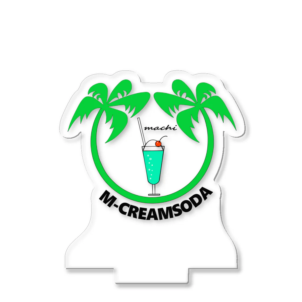 M-CREAMSODAのtropicalヤシ カラー Acrylic Stand