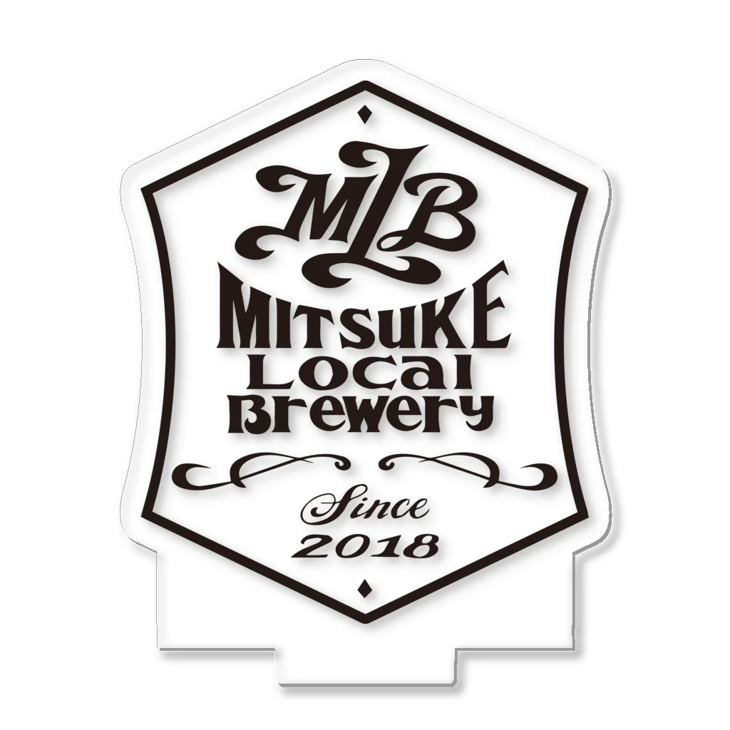 MITSUKE Local BreweryのMLB六角 アクリルスタンド