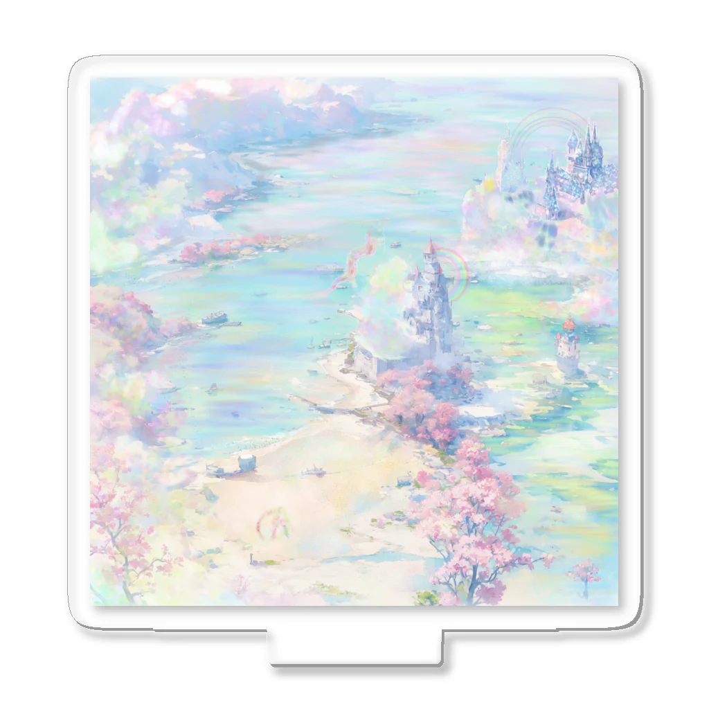 幻想世界のイーハトーブの幻風景 Acrylic Stand