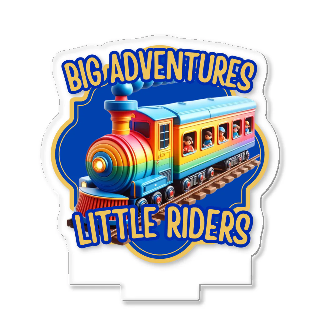 ENJOY NOW STOREのBig Adventures, Little Riders Acrylic Stand