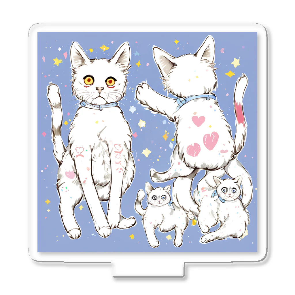 pon_gashiの可愛いだけじゃない！ ガンギマリ猫の魅力満載！ Acrylic Stand