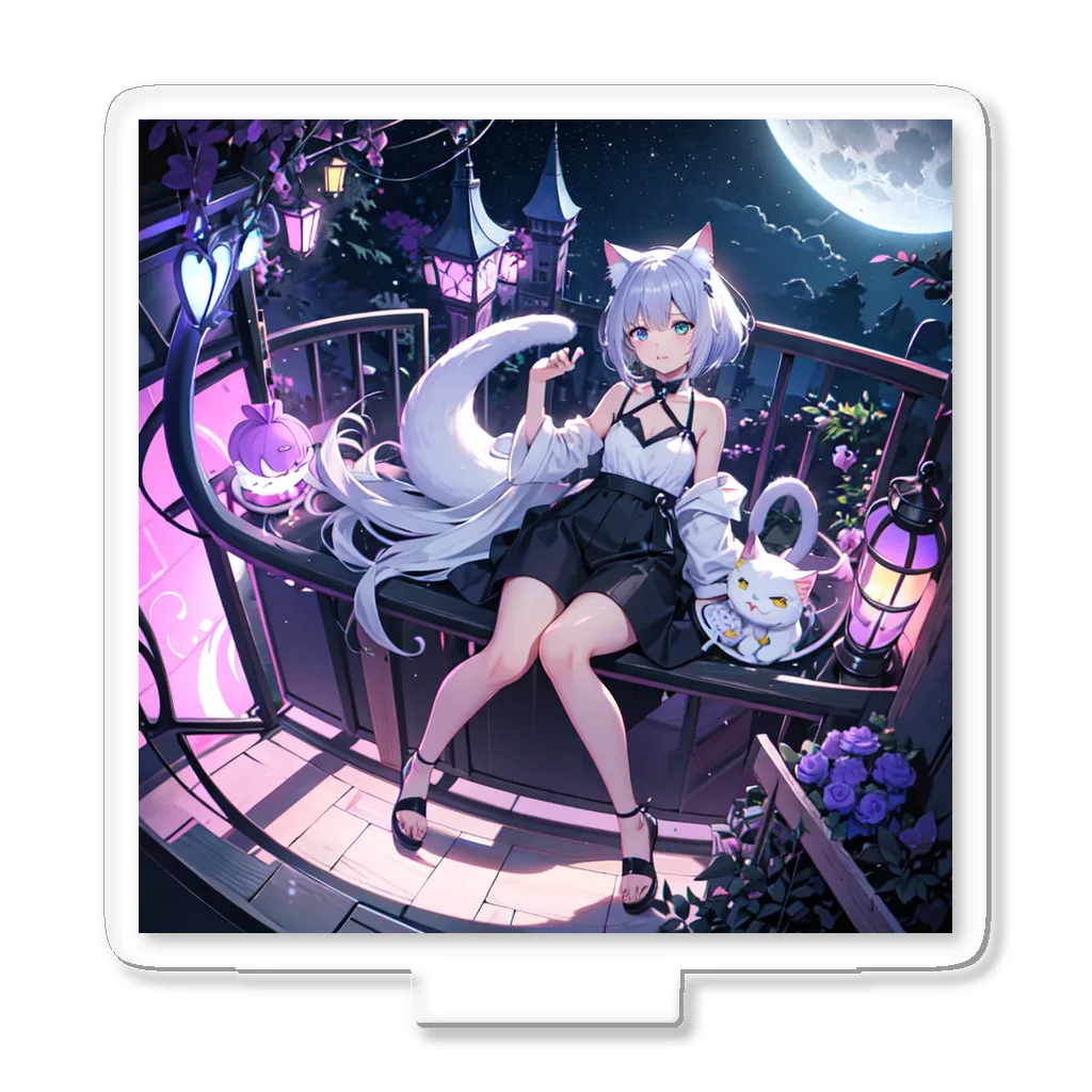 ねむねこのお店の猫耳少女 Acrylic Stand