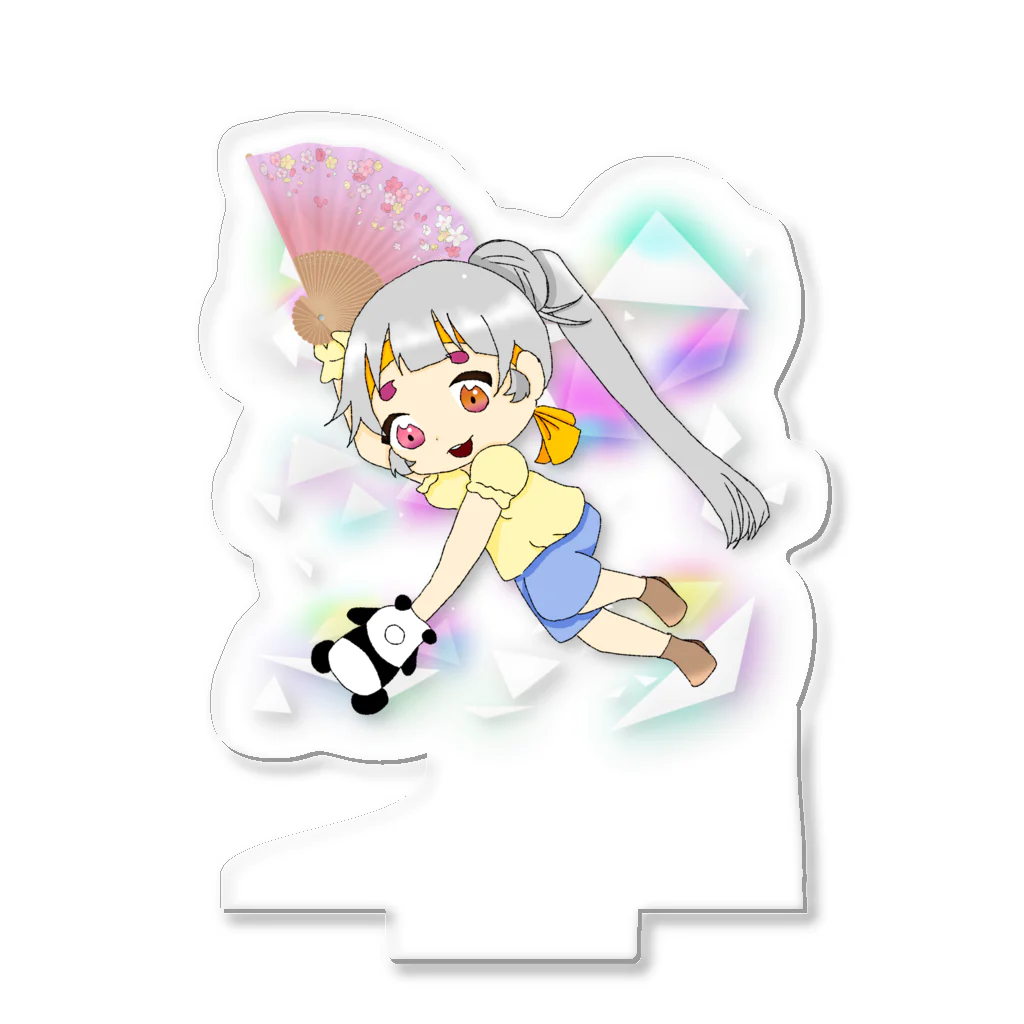 オリヴィアのたこにぎり屋の白米ちゃんと中華風 Acrylic Stand