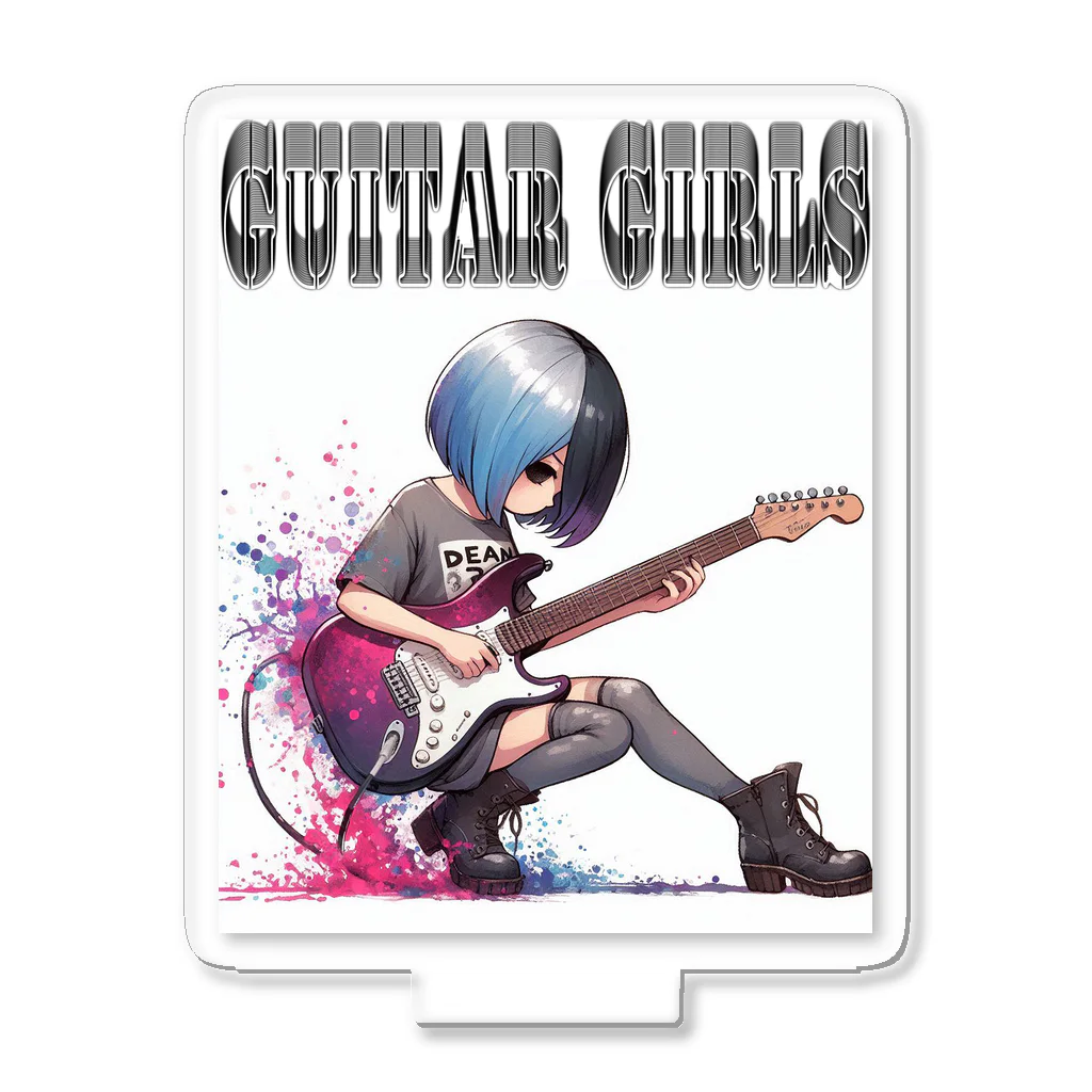 PALA's SHOP　cool、シュール、古風、和風、のGUITAR GIRLS 11 Acrylic Stand